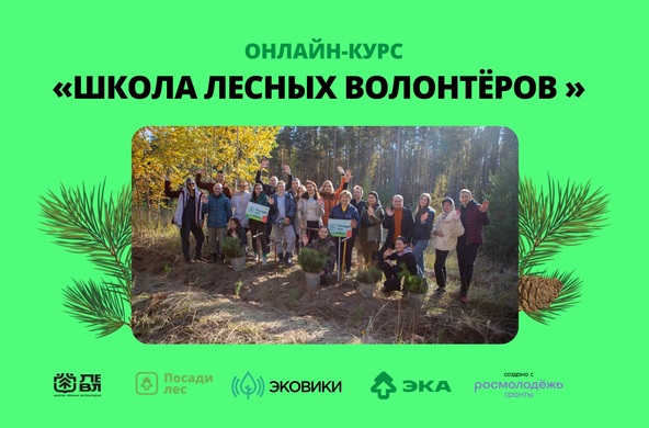 Онлайн-курс "Школа лесных волонтеров"