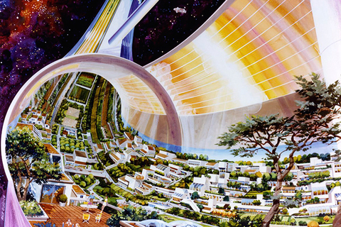 Находка T&P: *космические колонии глазами художников 70-x*