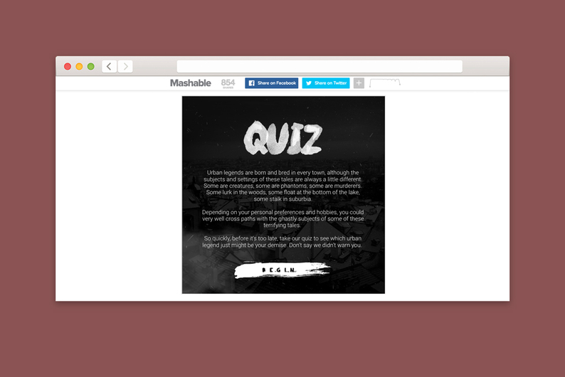 Проверка T&P: жертвой какой городской легенды вы бы стали из-за своего образа жизни